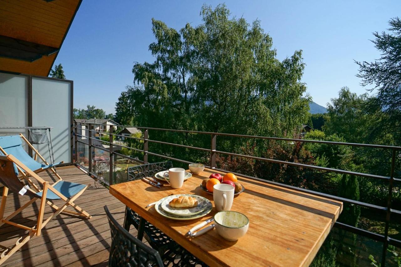 La Tournette Superb Quiet Apartment 300 Meters From The Lake Sévrier Exterior foto